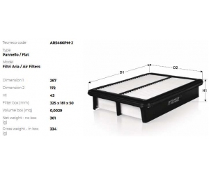 AR5466PM-J TECNECO FILTERS 